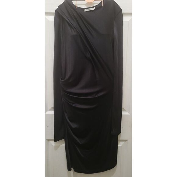 T by Alexander Wang Draped Long Sleeve Dress - Picture 4 of 16